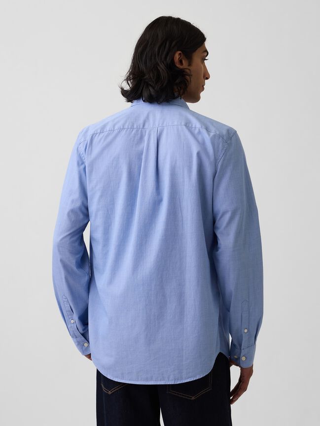 Organic Cotton Poplin Classic Shirt gap organic cotton poplin classic shirt