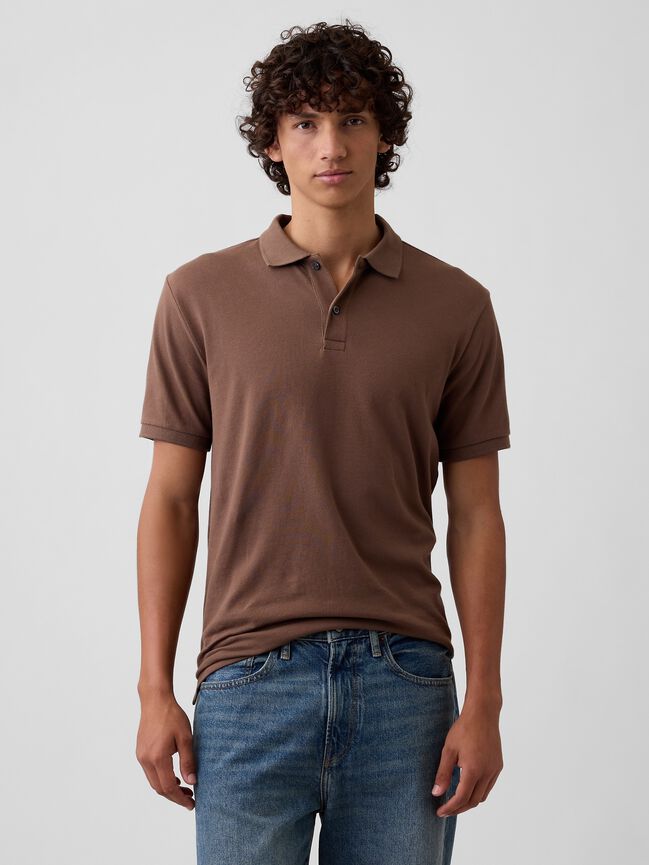 Stretch Pique Polo Shirt gap stretch pique polo shirt