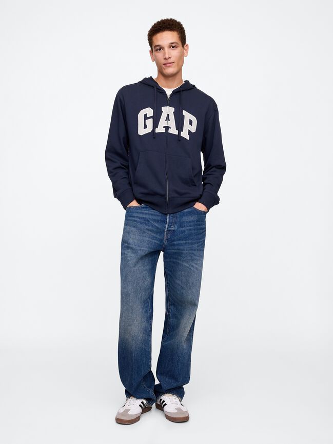 Gap Logo Zip Hoodie gap logo zip hoodie