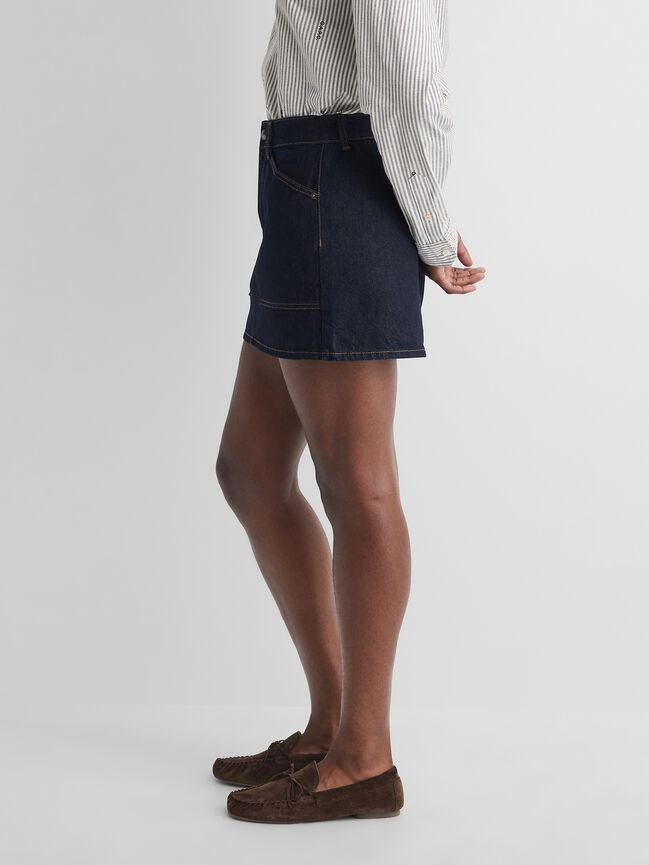 Gap × A.P.C. Denim Mini Skirt gap a p c denim mini skirt