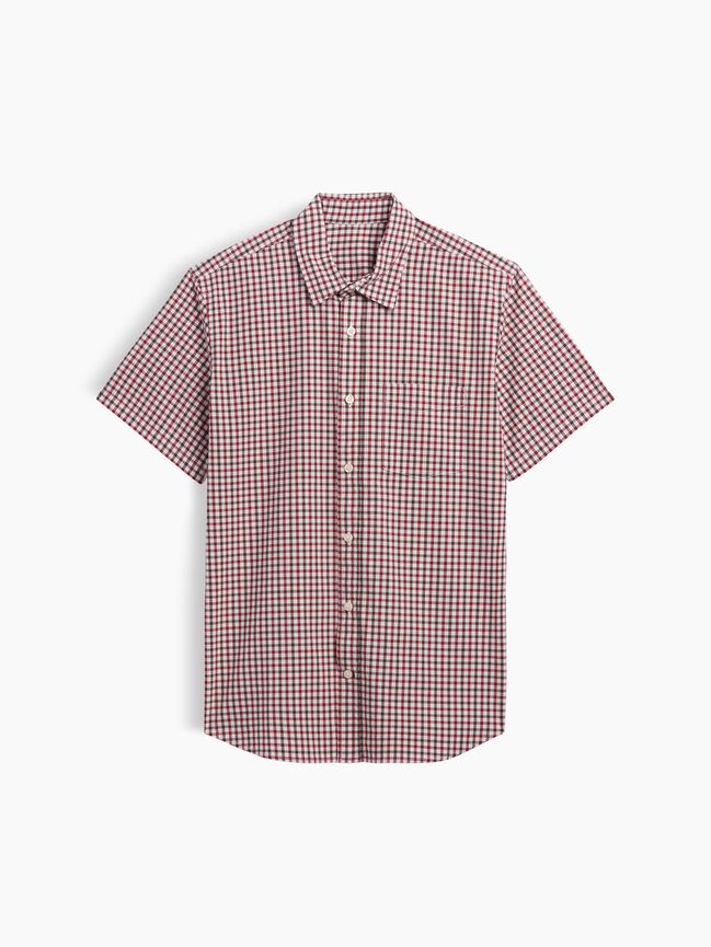 Stretch Poplin Shirt in Standard Fit gap stretch poplin shirt in standard fit