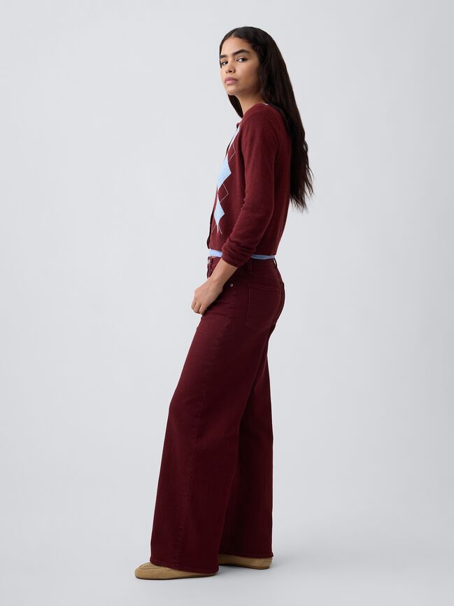 Mid Rise Wide-Leg Jeans gap mid rise wide leg jeans
