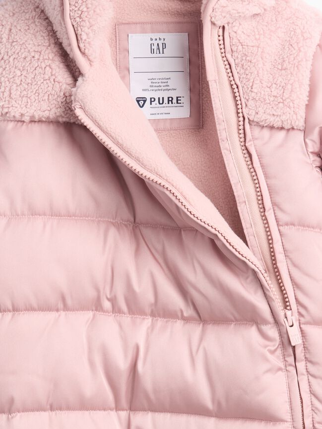 Baby Hooded One-Piece Snowsuit gap baby hooded one piece snowsuit
