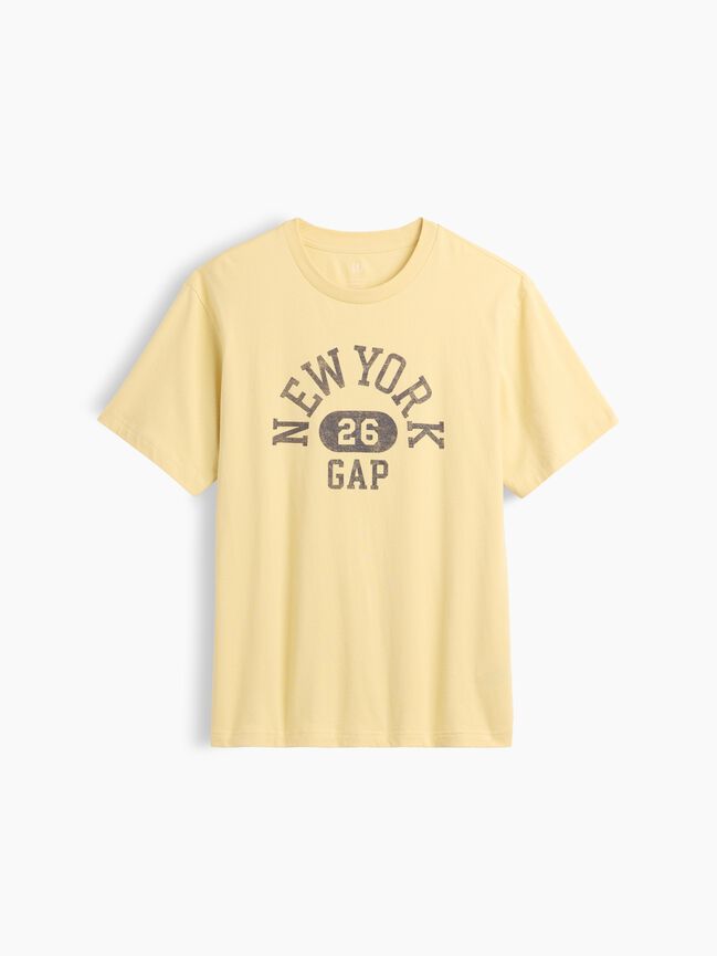 تي شيرت مريح ناعم للاستخدام اليومي بطبعة gap تي شيرت مريح ناعم للاستخدام اليومي بطبعة