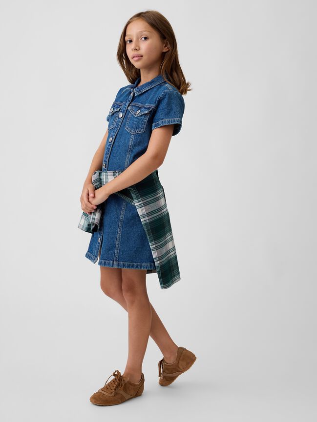 Kids Denim Shirtdress gap kids denim shirtdress