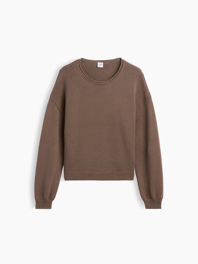 Kids 100% Cotton Oversized Rollneck Sweater gap kids 100 cotton oversized rollneck sweater