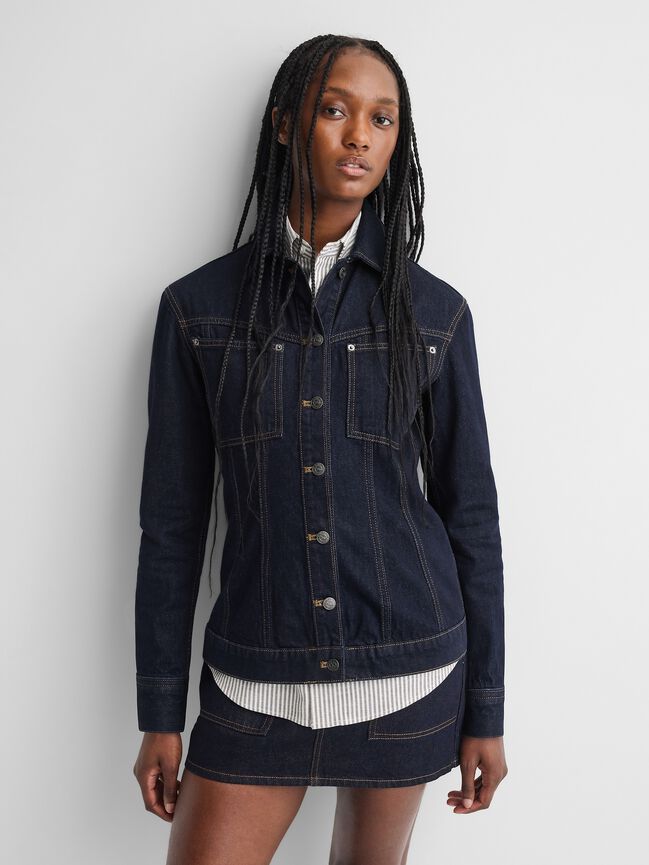 Gap × A.P.C. Structured Denim Jacket gap a p c structured denim jacket