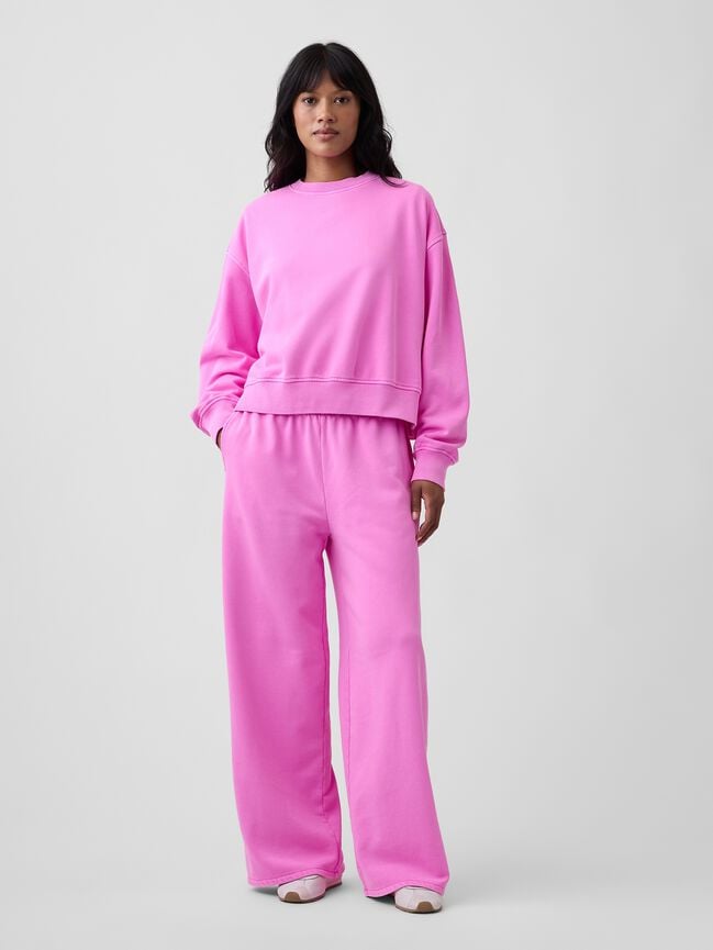 VintageSoft Baggy Wide-Leg Sweatpants gap vintagesoft baggy wide leg sweatpants