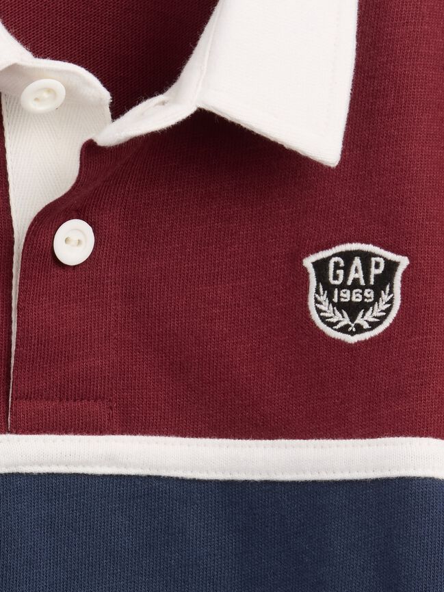 Baby & Toddler Colorblock Rugby Polo Shirt gap baby toddler colorblock rugby polo shirt
