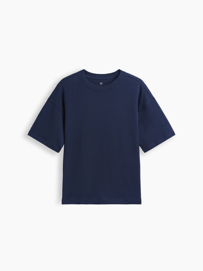 تي شيرت أوفرسايز سميك للأطفال gap تي شيرت أوفرسايز سميك للأطفال
