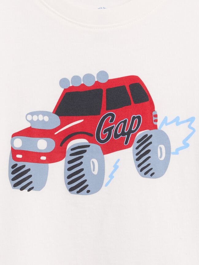 تي شيرت babyGap بطبعة (عبوة من قطعتين) تي شيرت babygap بطبعة عبوة من قطعتين