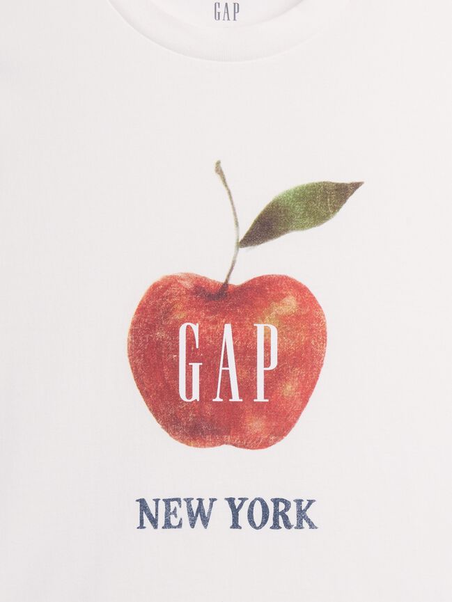 تي شيرت مريح ناعم للاستخدام اليومي بطبعة gap تي شيرت مريح ناعم للاستخدام اليومي بطبعة