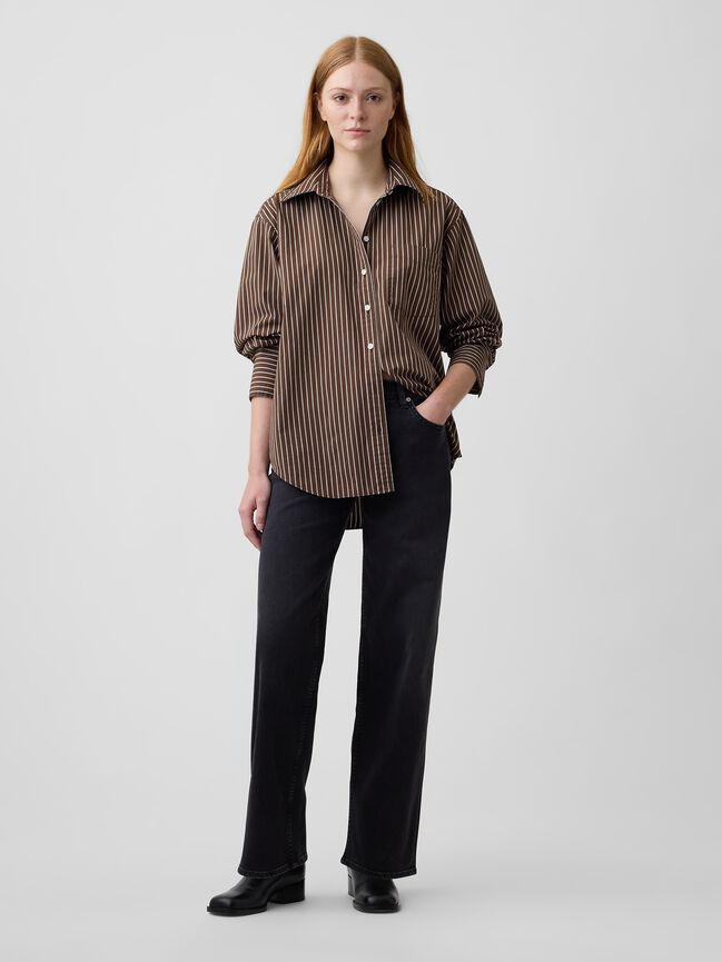 Poplin Big Shirt gap poplin big shirt