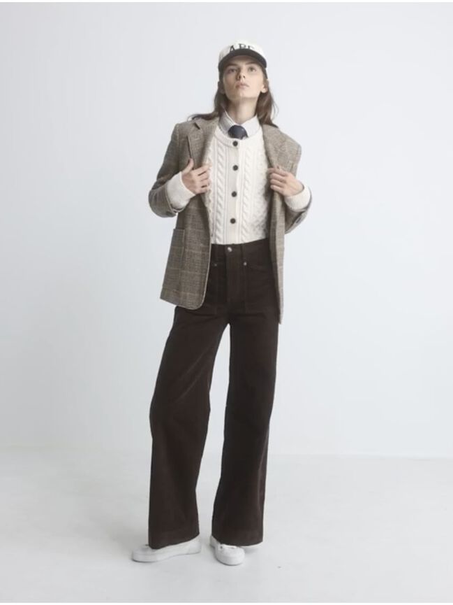 Gap × A.P.C. Wool-Blend Relaxed Blazer gap a p c wool blend relaxed blazer