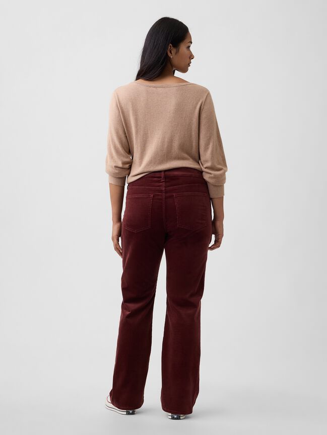 Mid Rise Boot Corduroy Pants gap mid rise boot corduroy pants