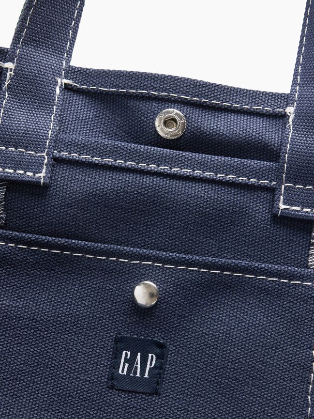 Canvas Logo Mini Tote Bag gap canvas logo mini tote bag