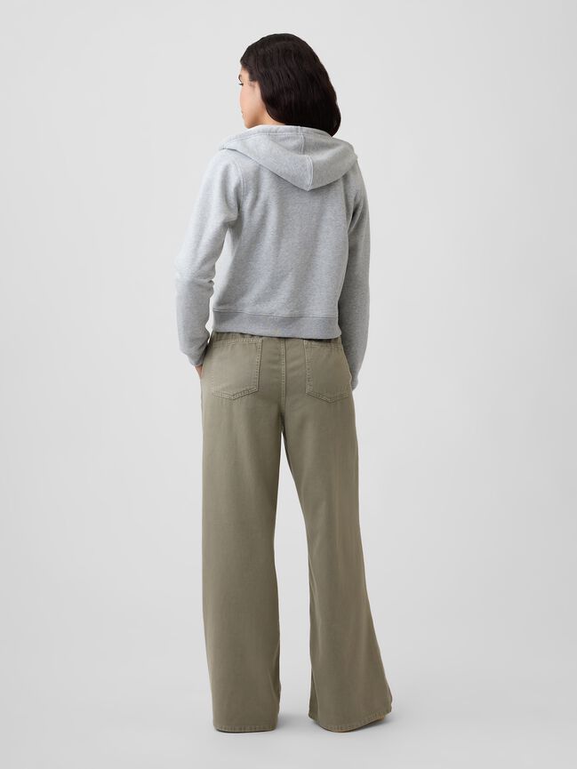 Mid Rise SuperLight Pull-On Wide-Leg Jeans gap mid rise superlight pull on wide leg jeans