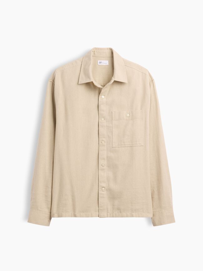 Flannel Shirt in Boxy Fit gap flannel shirt in boxy fit