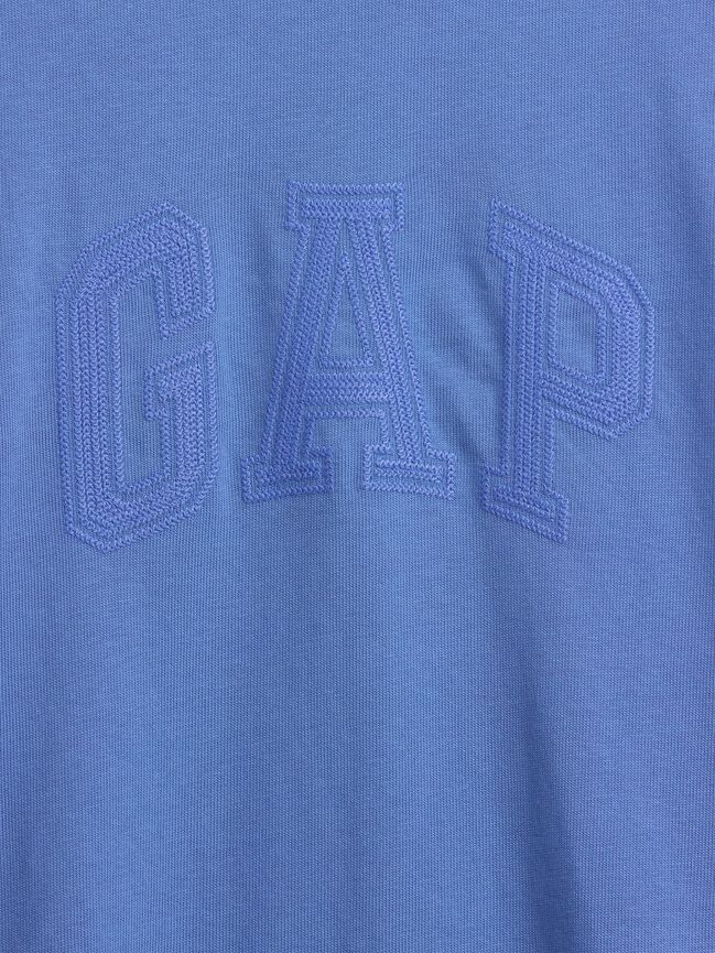 Heavyweight Relaxed Gap Logo Crop T-Shirt heavyweight relaxed gap logo crop t shirt