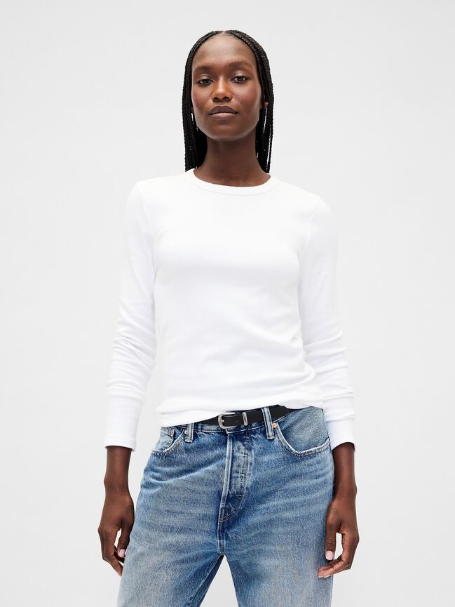 Modern Crewneck T-Shirt gap modern crewneck t shirt