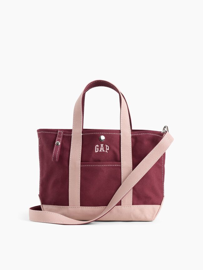 Canvas Logo Mini Tote Bag gap canvas logo mini tote bag
