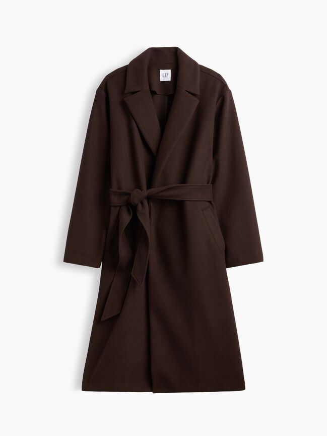 Relaxed Wrap Topcoat gap relaxed wrap topcoat
