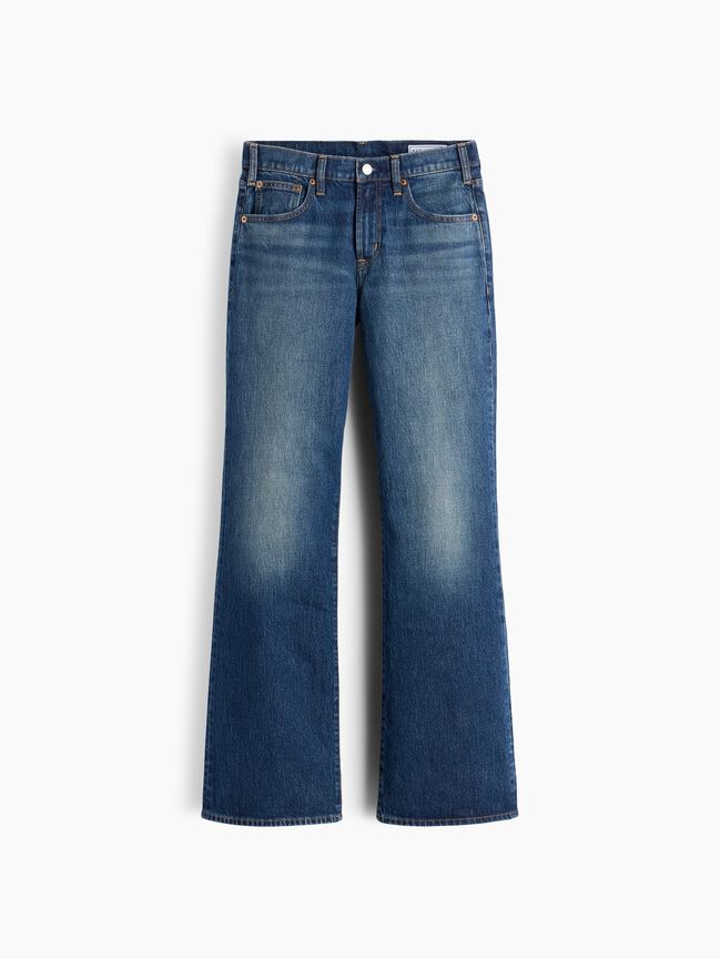 Mid Rise Relaxed Flare Jeans gap mid rise relaxed flare jeans
