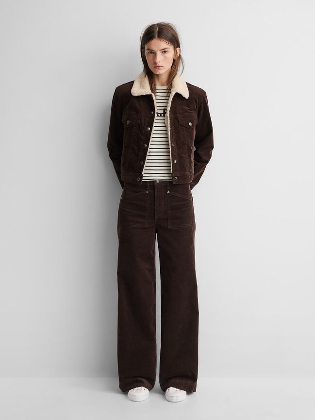 Gap × A.P.C. Icon Corduroy Crop Jacket gap a p c icon corduroy crop jacket