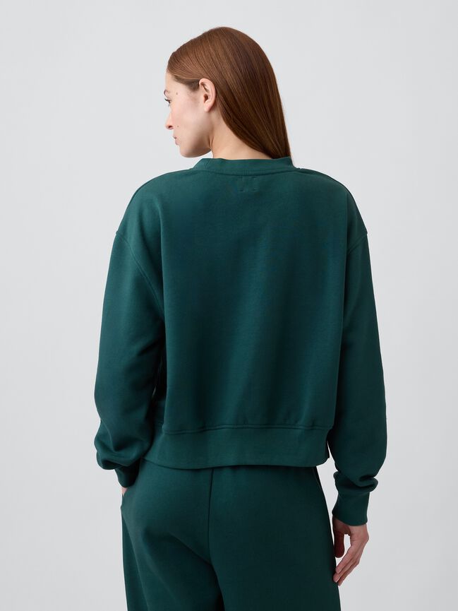 VintageSoft Oversized Split-Hem Sweatshirt gap vintagesoft oversized split hem sweatshirt