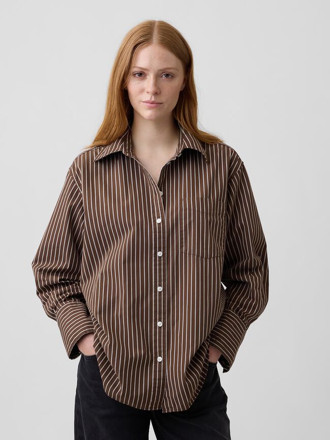 Poplin Big Shirt gap poplin big shirt