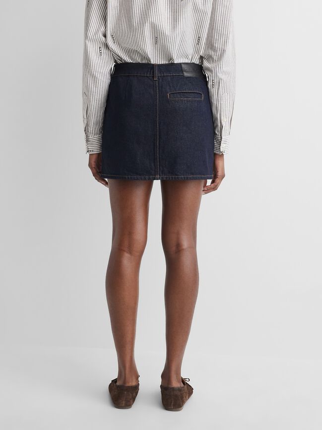Gap × A.P.C. Denim Mini Skirt gap a p c denim mini skirt