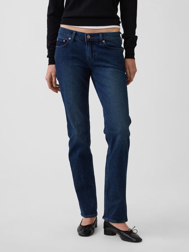 Low Rise '90s Slim Straight Jeans gap low rise 90s slim straight jeans