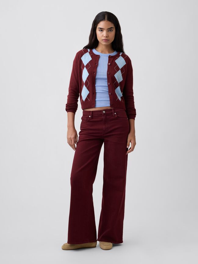 CashSoft Cropped Crewneck Cardigan gap cashsoft cropped crewneck cardigan