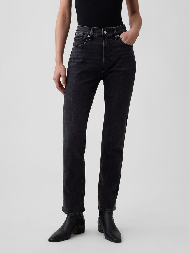 High Rise '90s Slim Straight Jeans gap high rise 90s slim straight jeans
