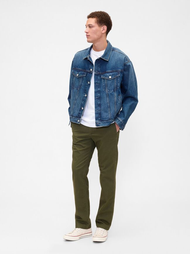 Essential Khakis in Straight Fit with GapFlex essential khakis in straight fit with gapflex