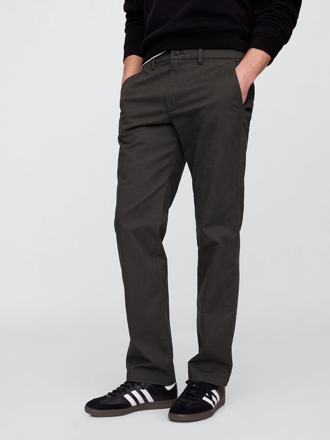 Essential Khakis in Straight Fit with GapFlex essential khakis in straight fit with gapflex