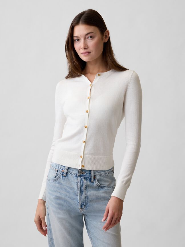Crewneck Cardigan gap crewneck cardigan