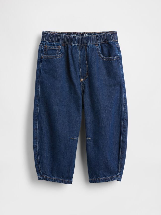 Baby & Toddler Pull-on Barrel Jeans gap baby toddler pull on barrel jeans
