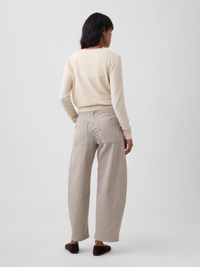 Mid Rise Barrel Khakis gap mid rise barrel khakis