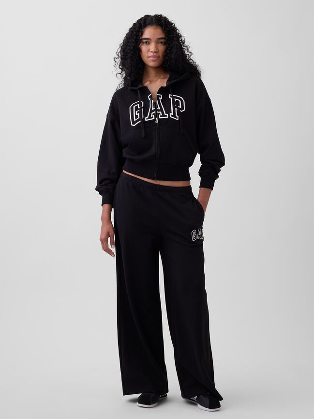 Oversized Gap Logo French Terry Zip Hoodie oversized gap logo french terry zip hoodie