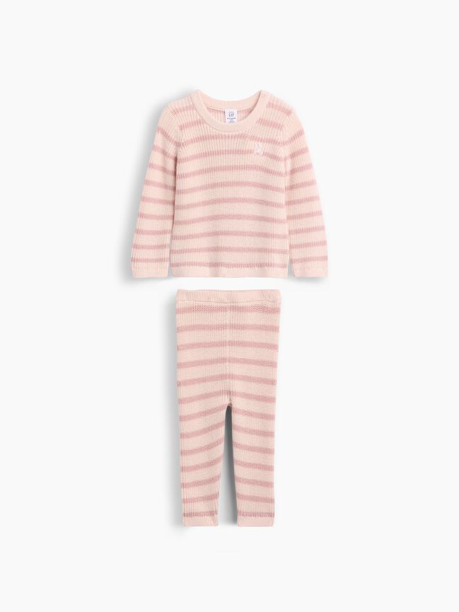 Baby Stripe Sweater Set gap baby stripe sweater set