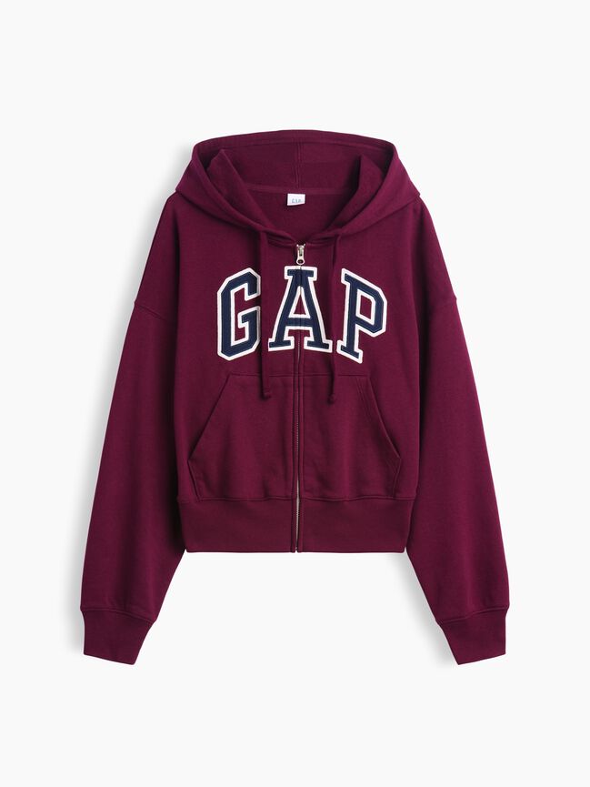 Oversized Gap Logo French Terry Zip Hoodie oversized gap logo french terry zip hoodie