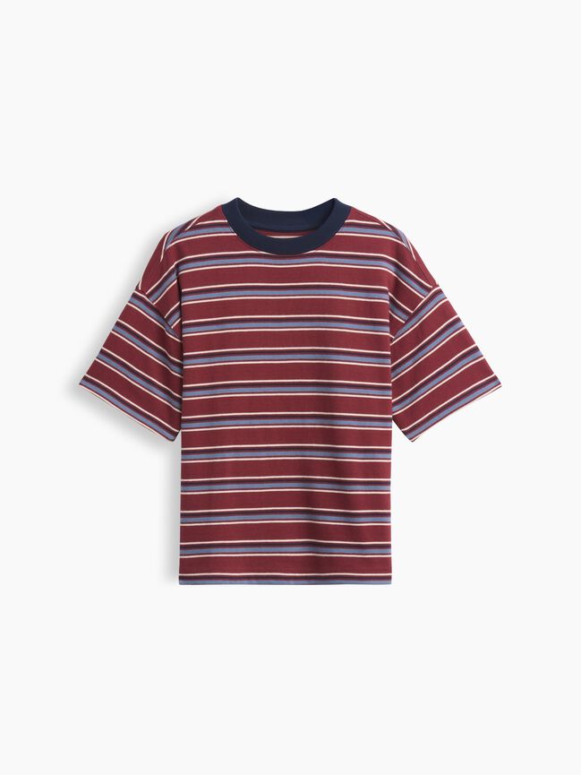 تي شيرت أوفرسايز سميك للأطفال gap تي شيرت أوفرسايز سميك للأطفال