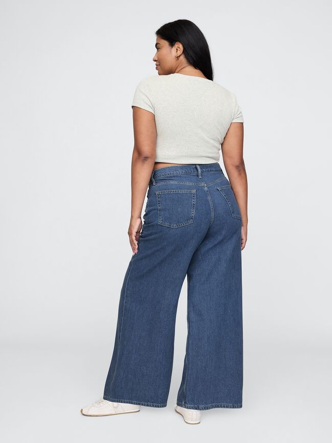 Mid Rise UltraSoft Baggy Jeans gap mid rise ultrasoft baggy jeans