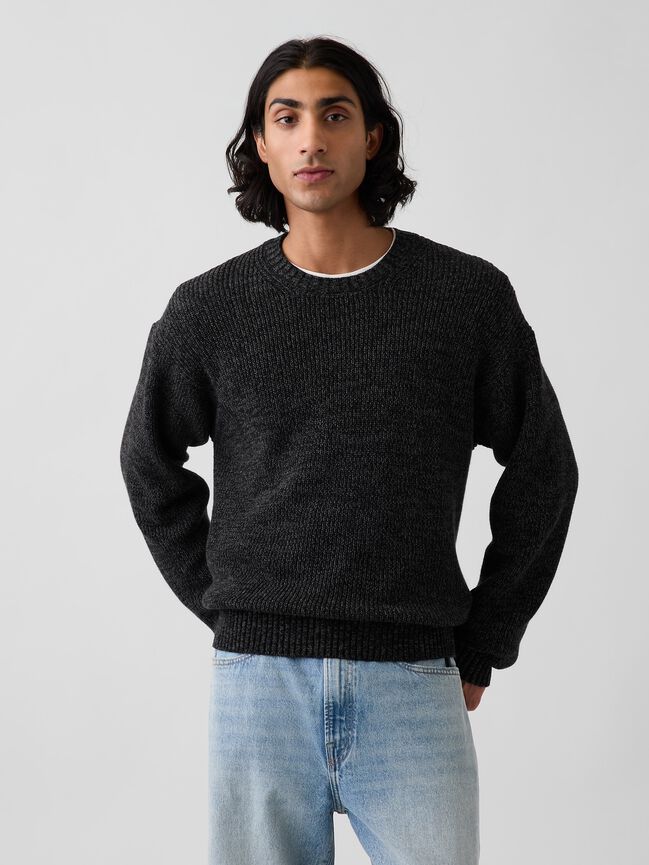 Relaxed Shaker Sweater gap relaxed shaker sweater