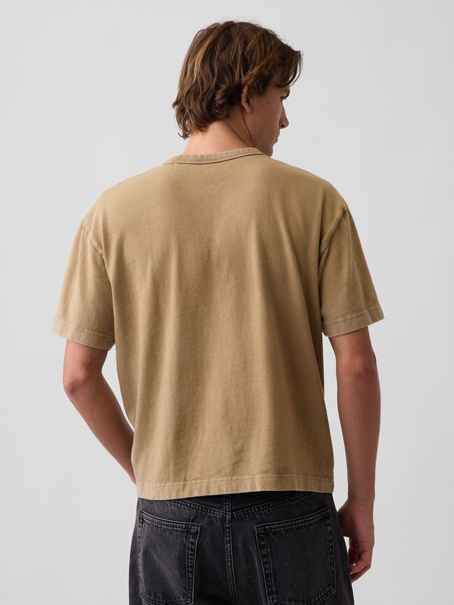 Adult Heavyweight Crop T-Shirt gap adult heavyweight crop t shirt
