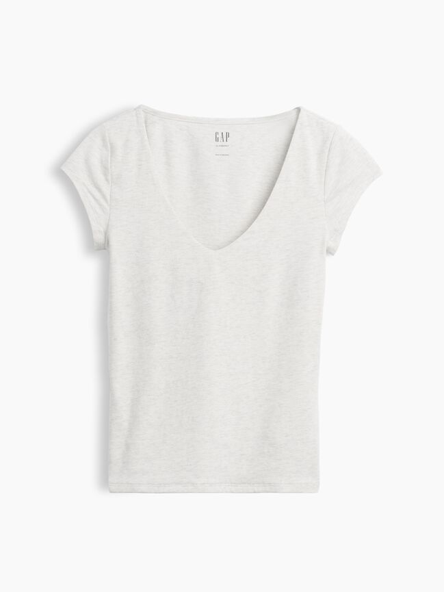CloseKnit Jersey V-Neck T-Shirt gap closeknit jersey v neck t shirt