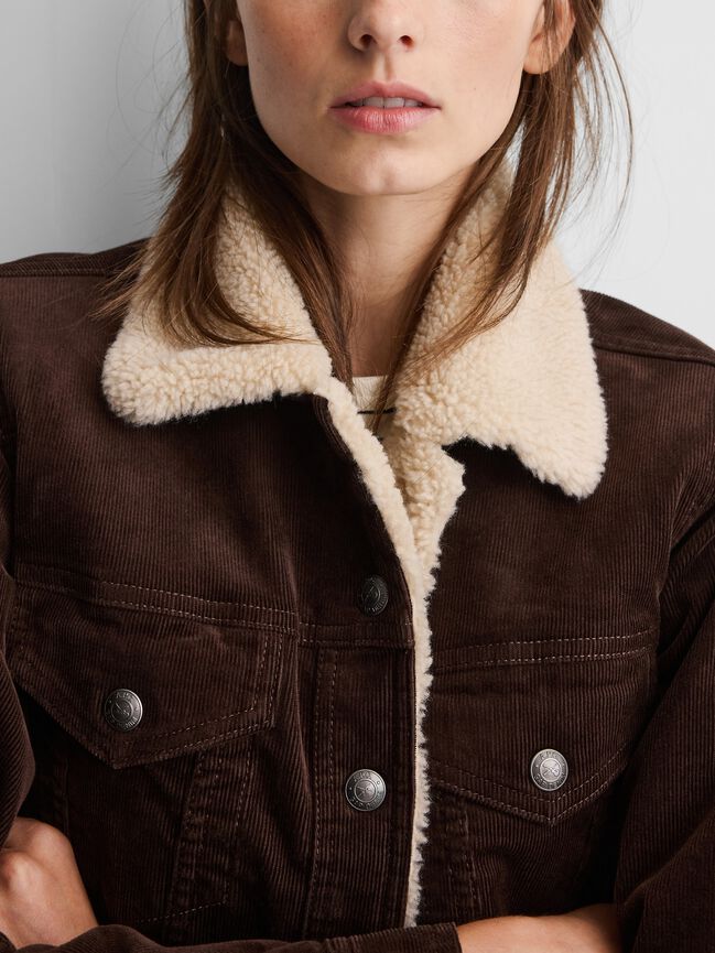 Gap × A.P.C. Icon Corduroy Crop Jacket gap a p c icon corduroy crop jacket