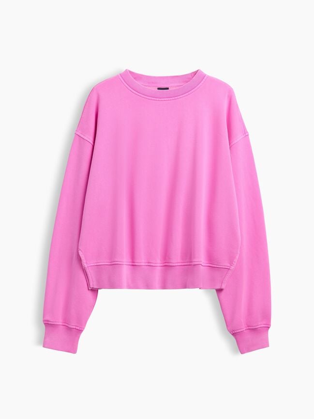 VintageSoft Oversized Split-Hem Sweatshirt gap vintagesoft oversized split hem sweatshirt