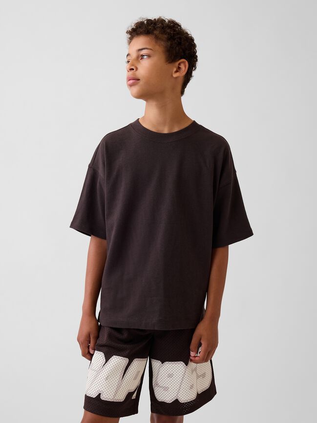 Kids Heavyweight Oversized T-Shirt gap kids heavyweight oversized t shirt